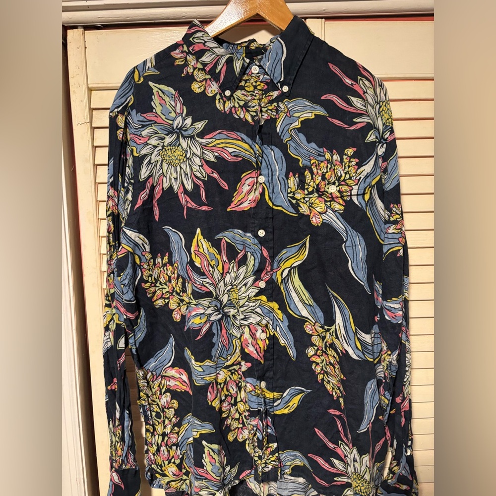Ralph Lauren Tropical Linen Button Up